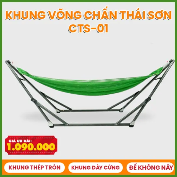Khung Võng Xếp Thép Siêu Dày (Đưa Không Nảy) Chấn Thái Sơn CTS01