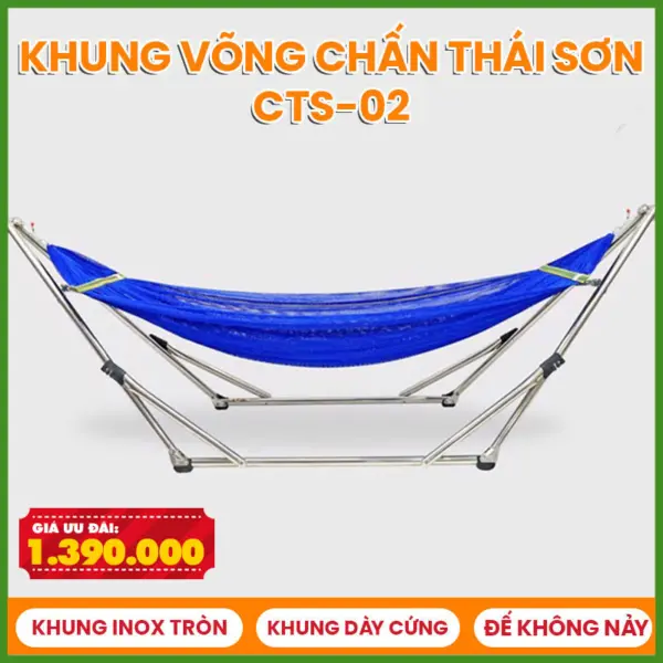 Khung Võng Chấn Thái Sơn Inox 100% Rất Dày CTS02