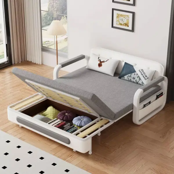 [NỆM XƠ DỪA CỨNG CÁP - NẰM THẲNG LƯNG] Ghế Sofa Giường Thông Minh DAKITA DKB