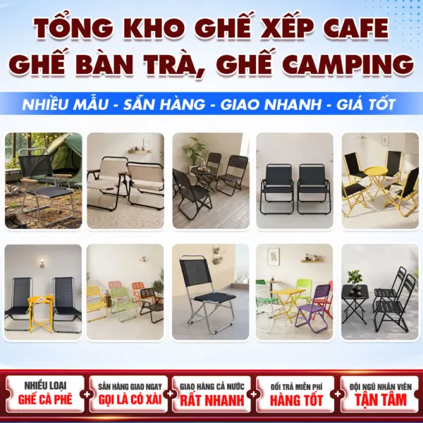 [Đa Dạng Mẫu Mã] Ghế xếp thư giãn, ghế xếp du lịch, ghế xếp câu cá, ghế xếp giá rẻ