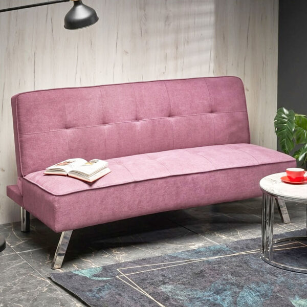 [Rẻ Như Cho - Màu Nỉ Hồng] Sofa Bed Giường Ngủ Cho Phòng Diện Tích Nhỏ