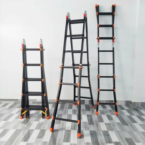 Thang Nhôm NAKATA được trang bị hệ thống khóa hiện đại, chắc chắn, đảm bảo an toàn