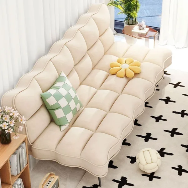 Sofa Giường Lượn Sóng Hàn Quốc Nềm Dày Dặn Êm Ái