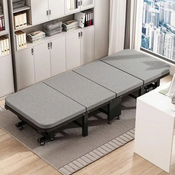 Giường Ngủ Có Nệm Xếp Gọn 4 Đoạn Thép Dày Nệm Tốt Đa Năng DKB