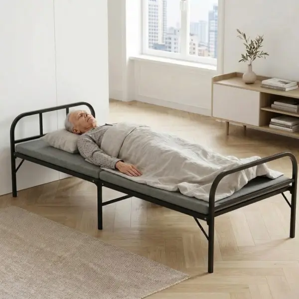 [Nệm Dày Nằm Êm Thép Tốt] Giường Ngủ Có Nệm Gấp Gọn DAKITA Có Các Kích Thước 80cm | 100cm | 120cm