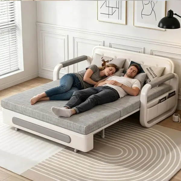 [Nệm Xơ Dừa Cao Cấp + Hộc Tủ Gỗ + Thép Tốt ] Sofa Kéo Thành Giường Thông Minh Nhập Khẩu Cao Cấp DAKITA
