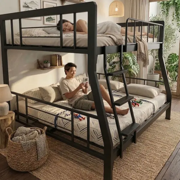 Giường Sắt Hai Tầng Hộp 48 Trên DAKITA Tháo Lắp Dễ Dàng Trang Bị Cho Chung Cư