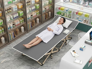 Giường Nhỏ Gọn Cho Quầy Tạp Hóa/Quầy Thuốc Tây/Bảo Vệ