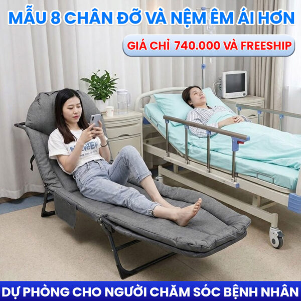 Giường Ngủ Gấp Gọn Trang Bị Cho Tiệm Thuốc Và Chăm Sóc Người Bệnh Ở Bệnh Viện, Phòng Khám....