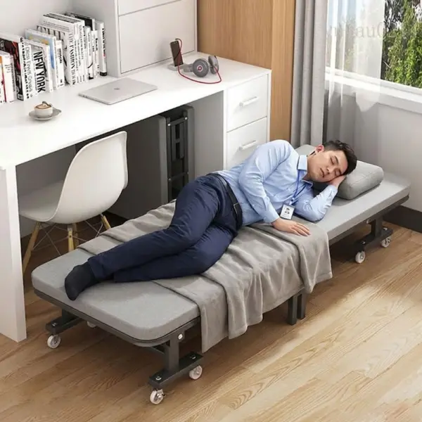 Giường Ngủ Có Nệm Gấp 2 Đoạn Cho Việc Dành Cho Dân Văn Phòng
