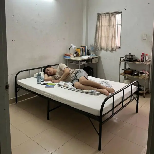 Giường Sắt Xếp Gọn Thương Hiệu DAKITA Dành Cho Sinh Viên/ Học Sinh/ Tiết Kiệm Không Gian