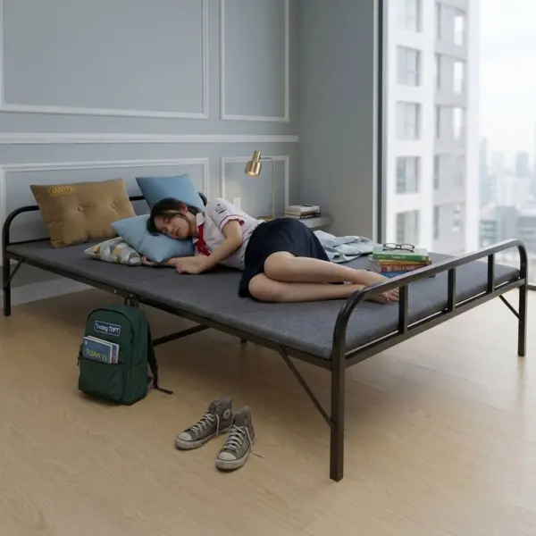 Giường Ngủ Có Nệm Gấp Gọn DAKITA Nằm Cao Ráo Trang Bị Cho Sinh Viên/Học Sinh