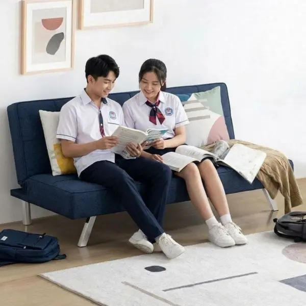 [6 Chân Inox - Phù Hợp Cho Sinh Viên] Sofa Bed Giường Ngủ Cho Phòng Diện Tích Nhỏ