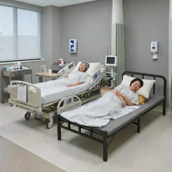 Giường Ngủ Có Nệm Gấp Gọn DAKITA DKN-803D Phù Hợp Với Người Túc Trực Phòng Khám