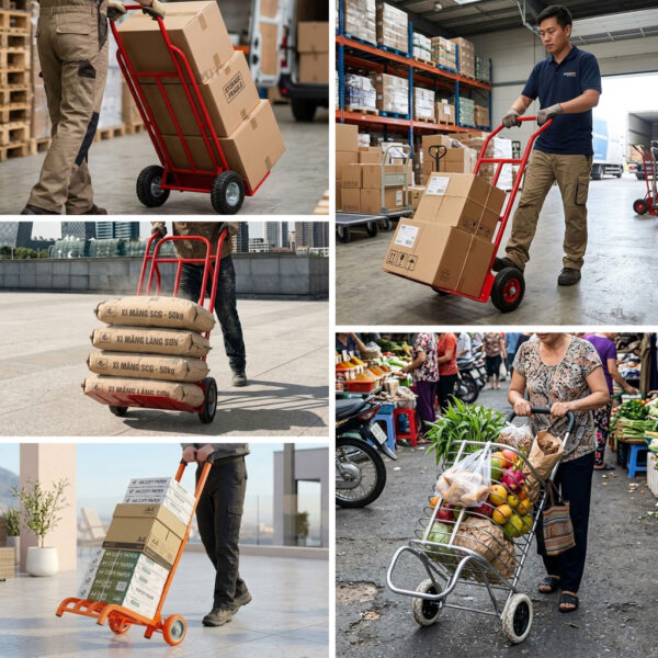 Top Những Mẫu Xe Đẩy 2 Bánh Chuyên Dụng Cho Nhiều Nhu Cầu
