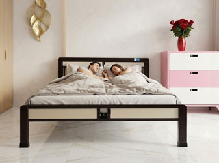 Giường Sắt 1.2mx2m Dành Cho Căn Hộ Dịch Vụ Nhà Trọ