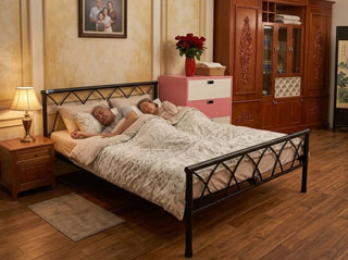 Giường Sắt 1mx2m Dành Cho Nhà Có Diện Tích Nhỏ